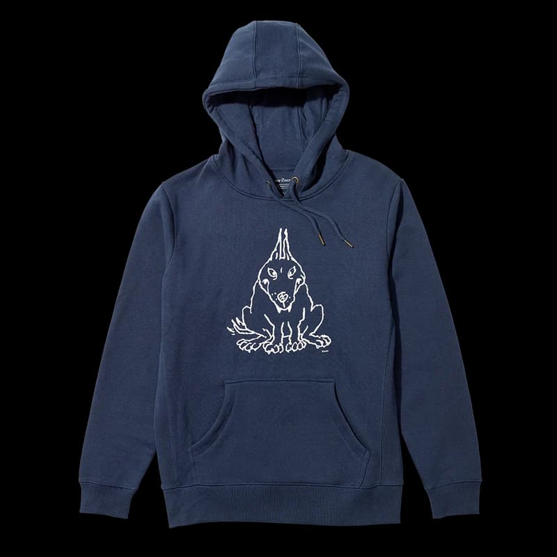 George Booth's Loyal Hound Hoodie in Navy