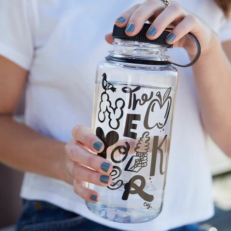 Cari Vander Yacht's Logo on the Go Water Bottle